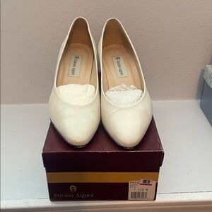 Etienne Aigner Women's Ivory Heels
